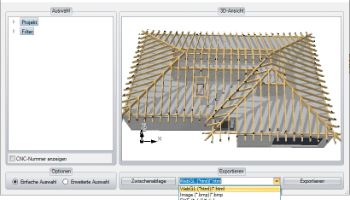 3D-Modell-Export als 3D-HTML und 3D-PDF